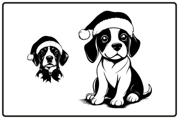 Christmas Beagle Silhouette: Illustrations Review