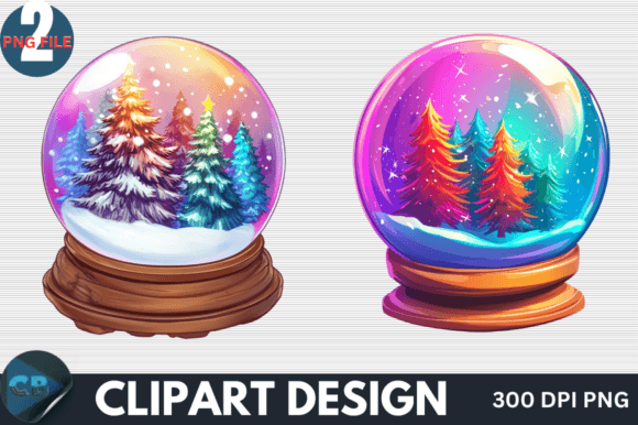 Christmas Tree Snow Globe Illustrations Review