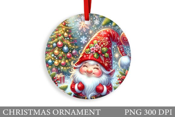 Cuet Gnome Christmas Ornament Design: Illustrations