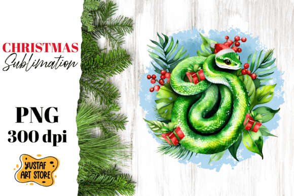 Cute Snake Illustrations for Festive Branding