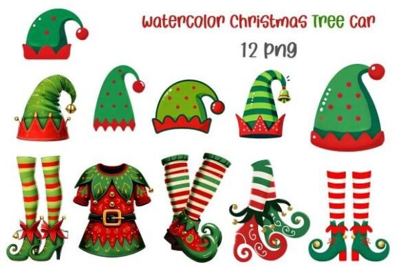 Elf Hat Feet Png: Festive Illustrations
