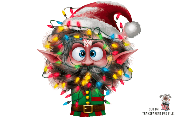 Funny Santa PNG for Illustrations & Web
