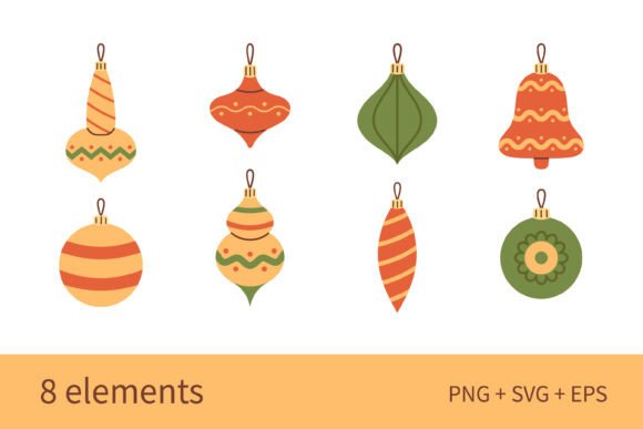 Retro Christmas Trees Baubles Set Review