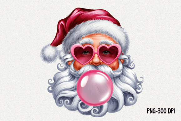 Retro Santa Clipart for Illustrations