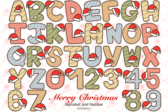 Reviewing Christmas Alphabet Number Png Clipart Illustrations