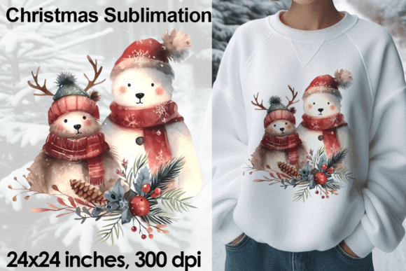 Reviewing Watercolor Christmas Bears Sublimation for Stitch