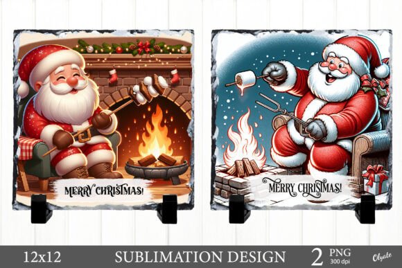 Smores with Santa Slate PNG Review